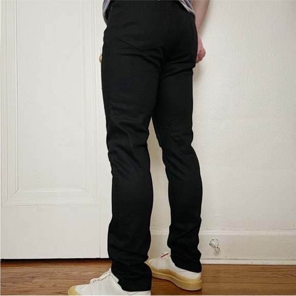Everlane Men’s Slim Fit Jeans Size 31x32 New Black Low Stretch - Picture 2 of 11